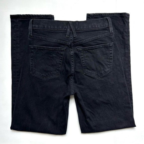 SLVRLAKE Sophie Straight Leg Jean Black Hidden Valley Wash Size 24 - Picture 6 of 9